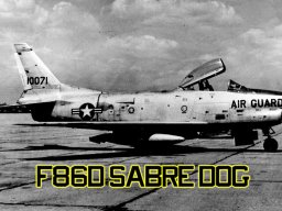 N.A.A. F-86d Sabre Dog