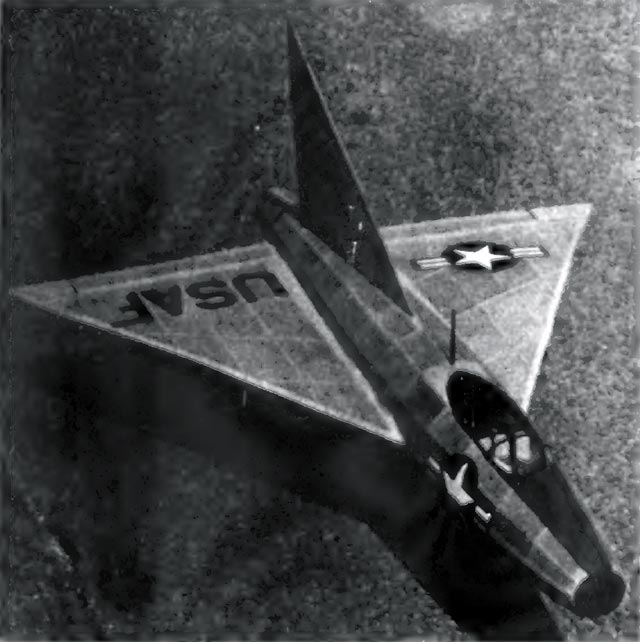convair xf92 dart illus