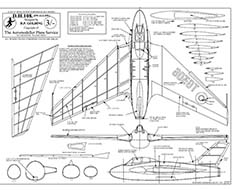 dh 108 swallow aeromodeller illus