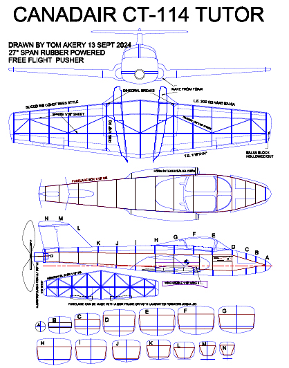 canadair ct 114 tutor 27in