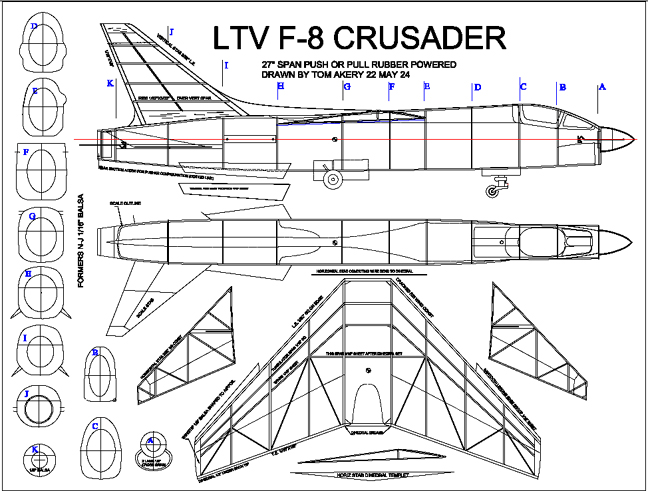 ltv f8 crusader 27in