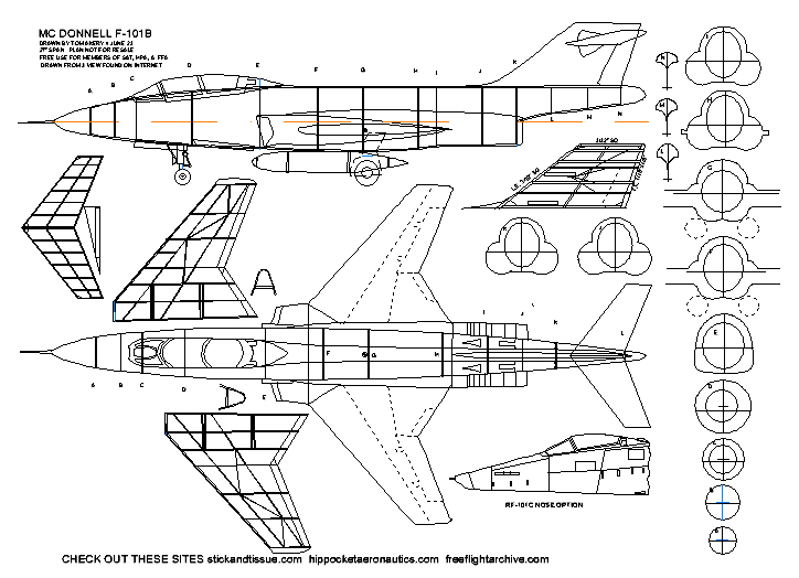 mcdonnell f101f 27in illus