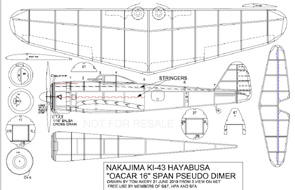 nakajima ki43 oscar dimer