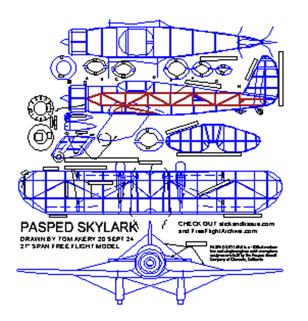 pasped skylark 27in illus