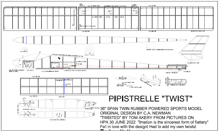 pipistrelle twist 36in illus