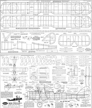 de havilland 4 guillows illus
