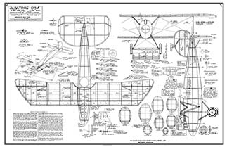 albatross d5a const a plane illus